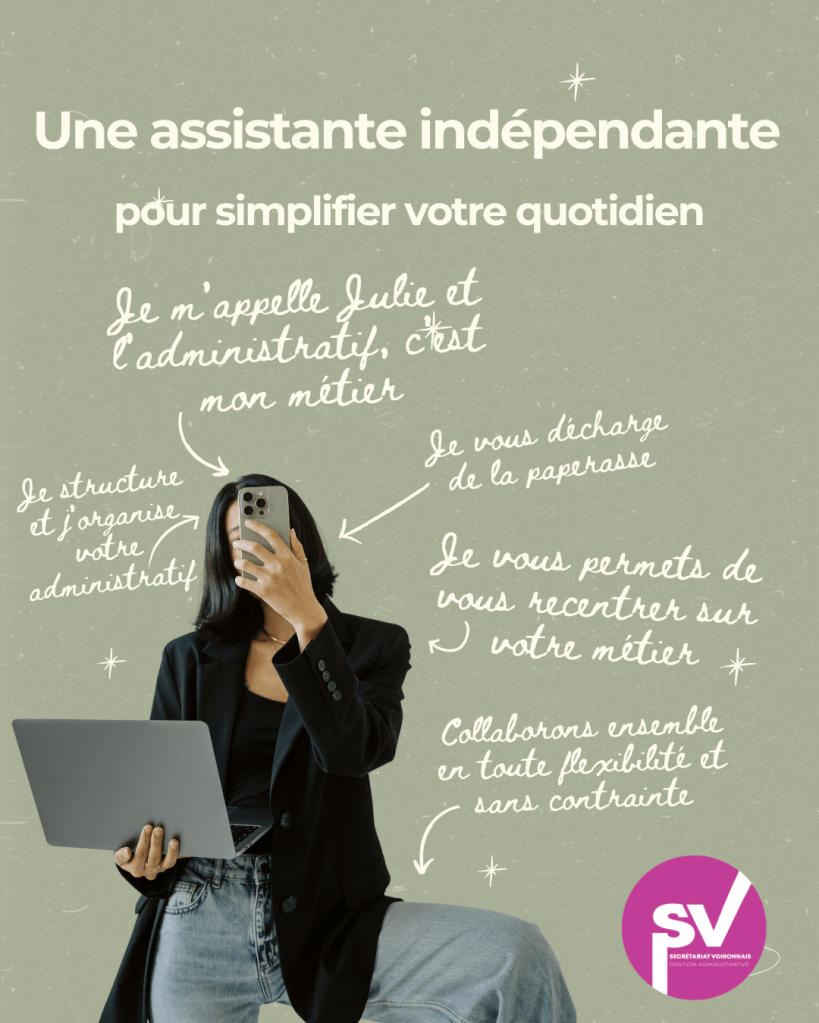 Une assistante administrative à Tullins dans le Pays Voironnais pour simplifier votre quotidien